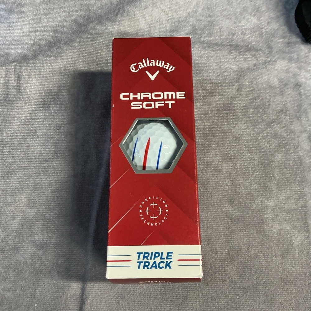 Callaway Chrome Soft Triple Track Golf Balls 1-3 Pack